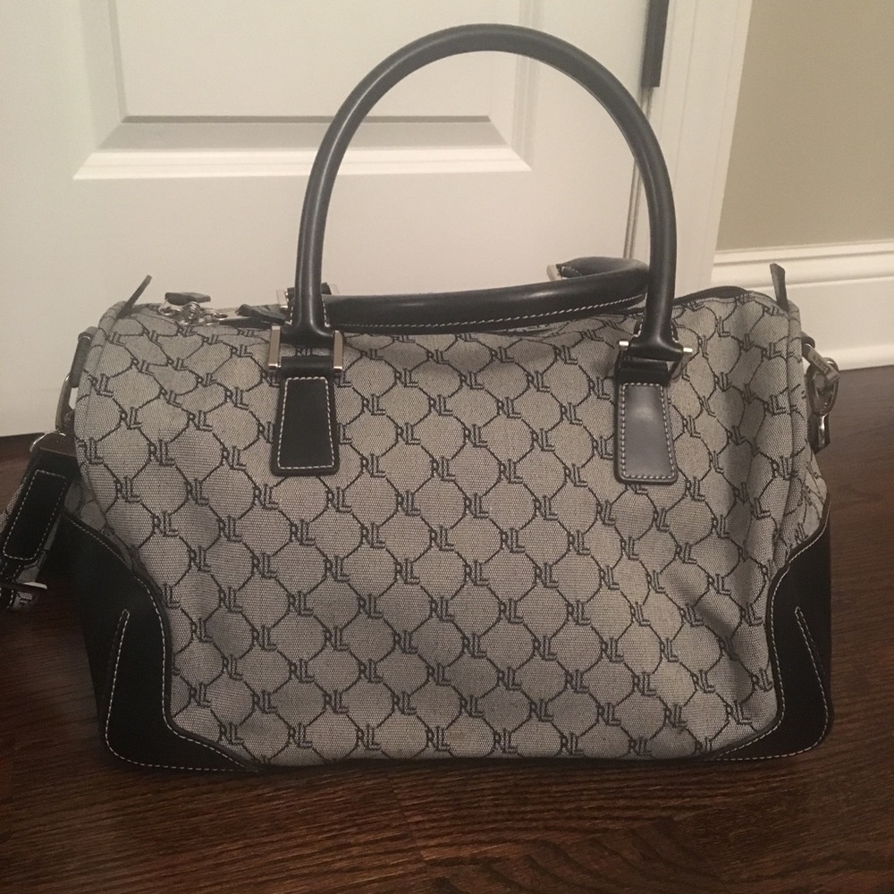 Ralph Lauren 1000 series carry on tote bag